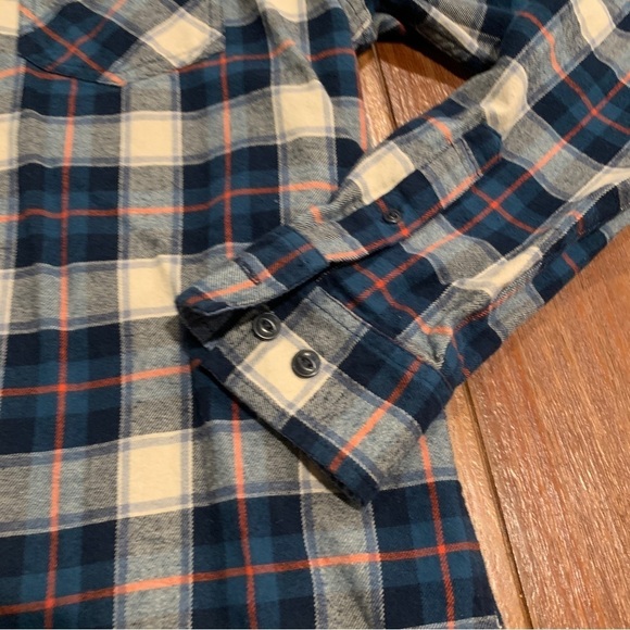 Weatherproof Vintage Men’s Plaid Flannel Button Down Shirt Size Medium - Picture 3 of 9